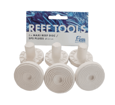 Fauna Marin Maxi Reef Disc - SPS Plugs Ø3,3cm 6 Stk.
